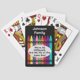 Jeu De Cartes Famille Nous sommes tous différents amusants mais 