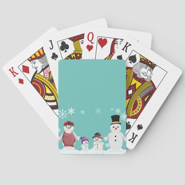 Jeu De Cartes famille snowman (dos)