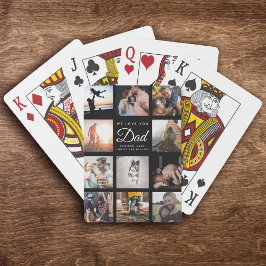 Jeu De Cartes Family Photo Collage NOUS VOUS AIMONS Papa Cool te