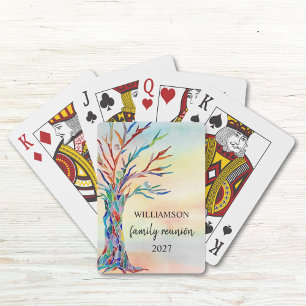 Jeu De Cartes Family Tree Reunion Classic Playing Cards