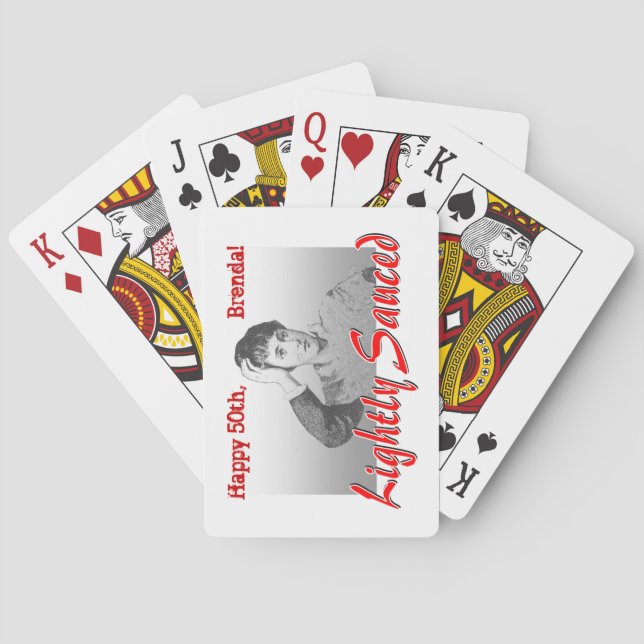 Jeu De Cartes Fantaisie jalon anniversaire jouer aux cartes (dos)