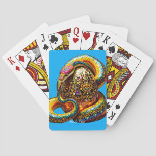 Jeu De Cartes Fantastique Œuf de Serpent Mignon Vibrant