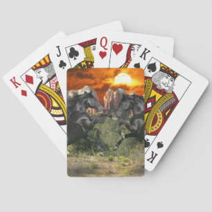 Jeu De Cartes Fantasy Horses Black magic