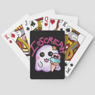 Jeu De Cartes Fantôme personnalisé "Je crie" avec illustration d