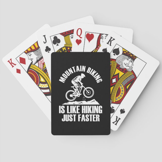 Jeu De Cartes Faster de Mountain (dos)