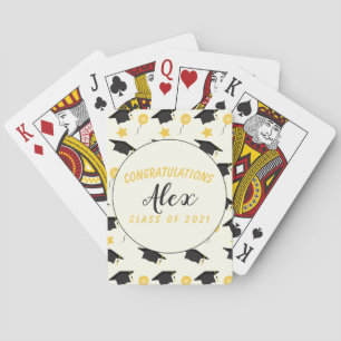 Jeu De Cartes Félicitations Catégorie De Diplômés Personnaliser 