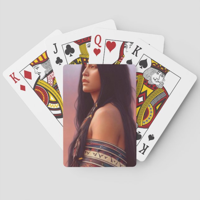 Jeu De Cartes Femme autochtone (dos)