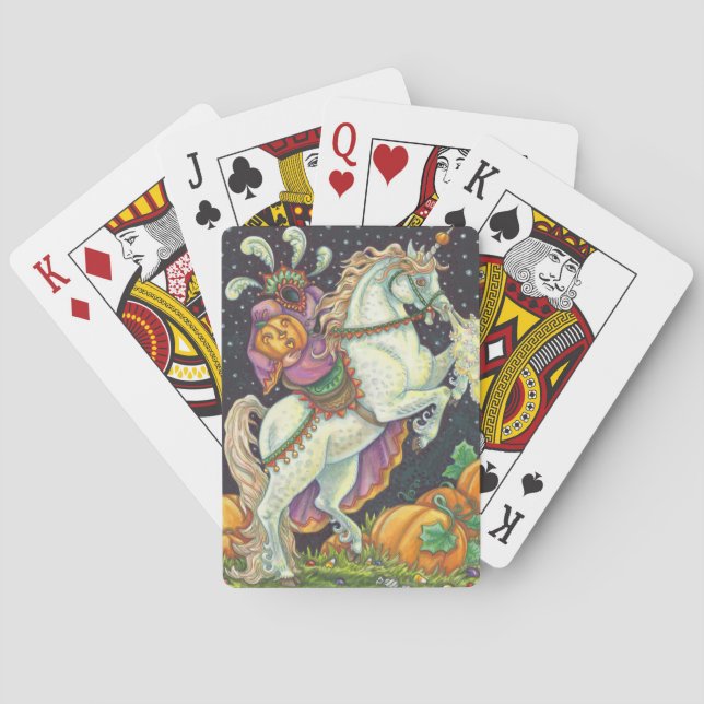 JEU DE CARTES FEMME DE CHEVAL SANS TÊTE DES CARTES DE JEUX SOMPY (dos)