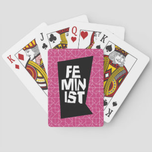 Jeu De Cartes Femme égale imitation de fille féminine féministe