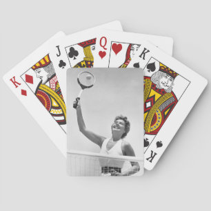 Jeu De Cartes Femme Jouant Au Tennis 2
