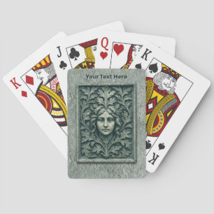 Jeu De Cartes Femme verte - Pierre