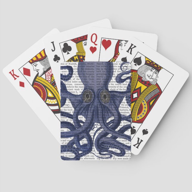 Jeu De Cartes Fermer octopus (dos)