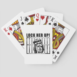 Jeu De Cartes Fermez à clef ses cartes de jeu hautes de Hillary