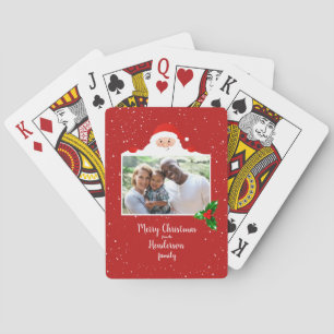 Jeu De Cartes Festive Cheeky Père Noël - Photo personnalisée - P
