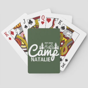 Jeu De Cartes Fête de Bachelorette de Camp Personnalisée Demoise