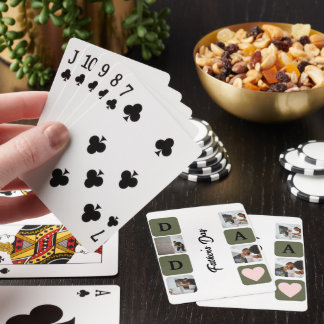 Jeu De Cartes Fête des pères de collage photo Mordern