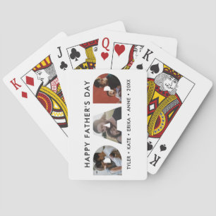 Jeu De Cartes Fête des pères de découpe de photo de DAD Daddy