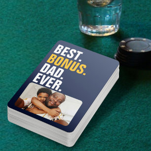 Jeu De Cartes Fête des pères personnalisée Meilleur Bonus Papa
