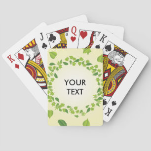Jeu De Cartes Feuille du printemps