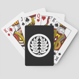 Jeu De Cartes Feuilles de houx étreintes en cercle
