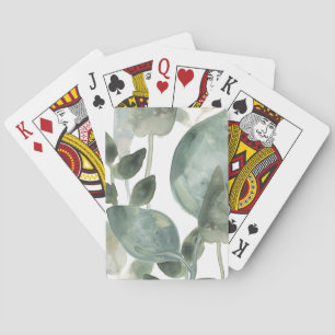 Jeu De Cartes Feuilles d'eau - Aquarelle