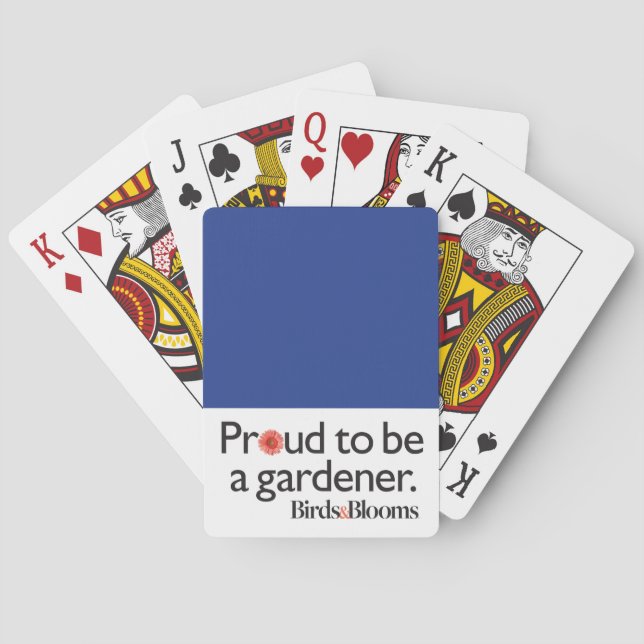Jeu De Cartes Fier d'être un jardinier (dos)