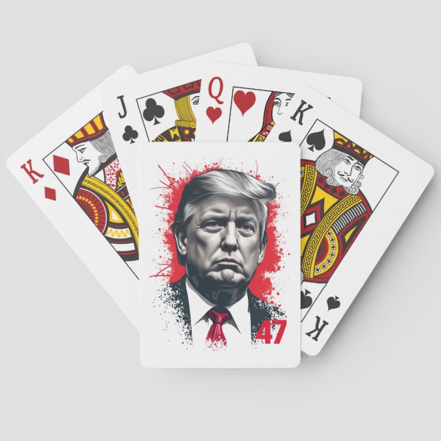 Jeu De Cartes Fier Maga Trump Vance Jour de l'Inauguration améri (dos)