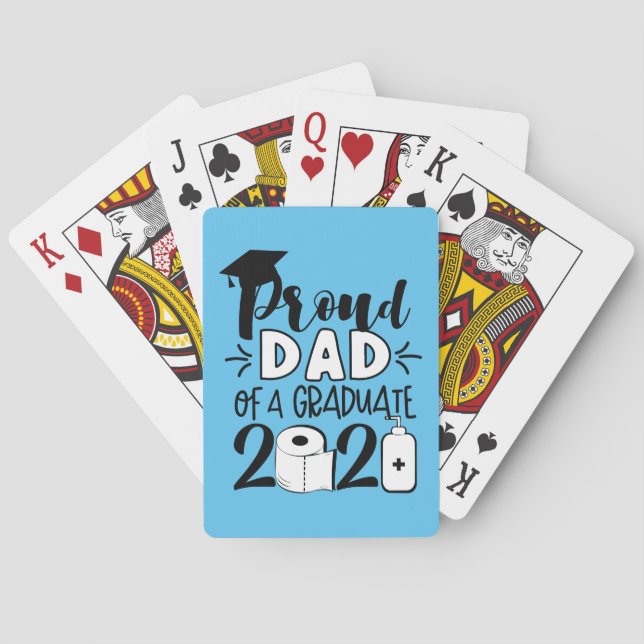 Jeu De Cartes Fier père d'un diplômé - 2021 (dos)