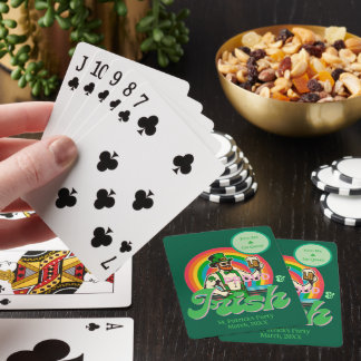 Jeu De Cartes Fière et irlandaise St Patrick Custom LGBTQ+