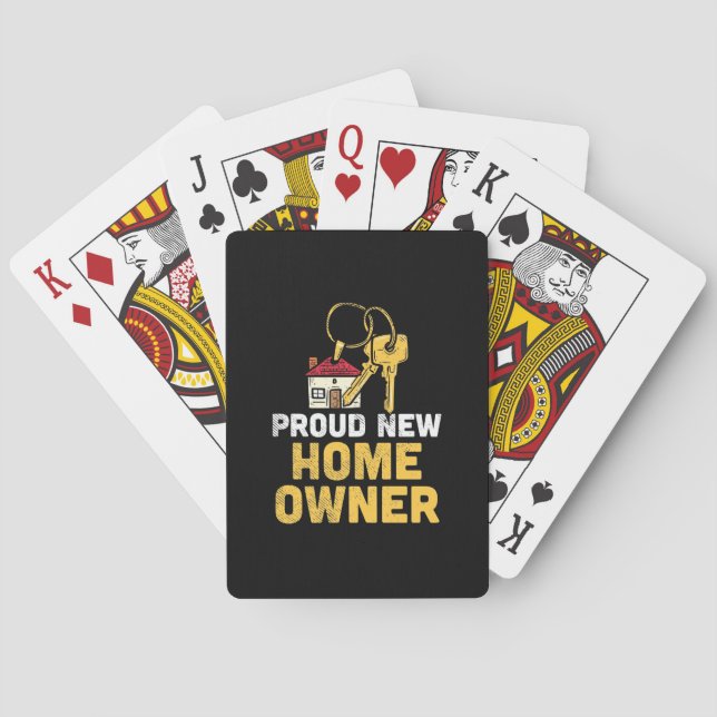 Jeu De Cartes Fière propriétaire d'une nouvelle maison (dos)
