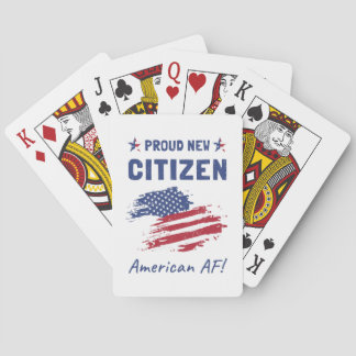 Jeu De Cartes Fiers Nouveau citoyen américain, cérémonie de cito