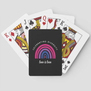 Jeu De Cartes Fierté Bisexuelle Célébrer la diversité L'amour es