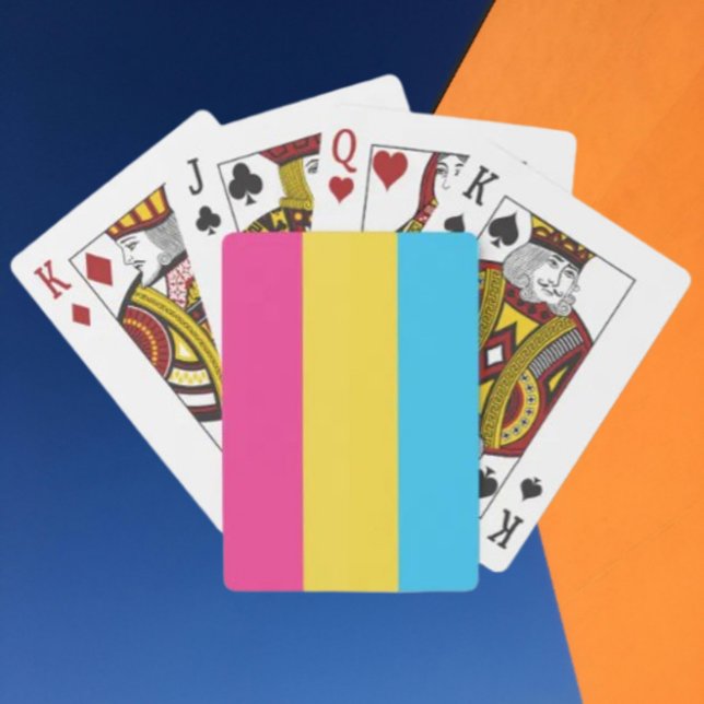 Jeu De Cartes Fierté Pansexuelle Jouer des cartes (Créateur téléchargé)