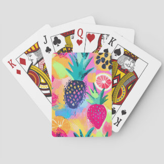 Jeu De Cartes Fiesta Abstraite de fruits tropicaux Paradise