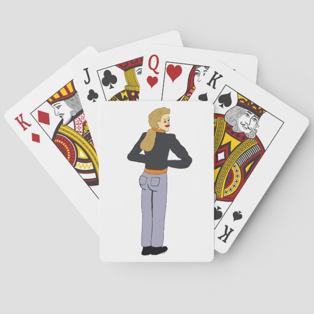 Jeu De Cartes fille  (dos)
