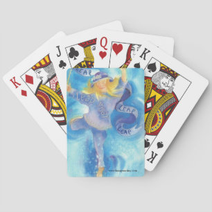 Jeu De Cartes Fille de ruban d'année bissextile