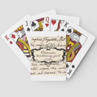 Jeu De Cartes Fille obstinée et entêtée !
