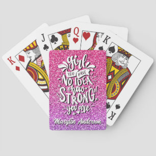 JEU DE CARTES FILLE VOUS N'AVEZ AUCUNE IDÉE DE LA FORCE QUE VOUS