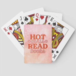 Jeu De Cartes Filles Chaudes Lisent Des Livres