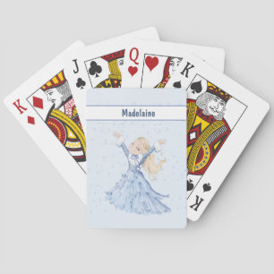 Jeu De Cartes Filles mignonne princesse d'hiver