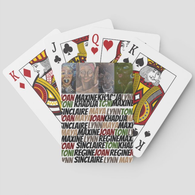 Jeu De Cartes Filles/Vivante célibataire "Reine" (dos)