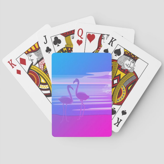 Jeu De Cartes Flamant rose art. (dos)