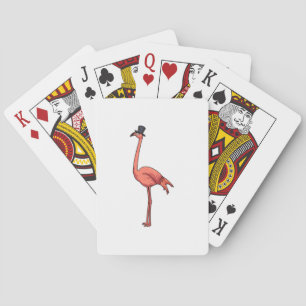 Jeu De Cartes Flamant rose avec Casquette