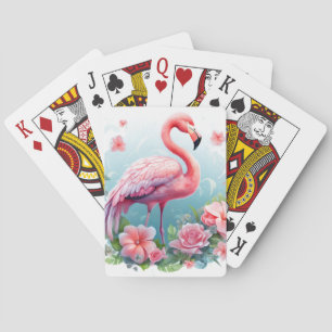 Jeu De Cartes Flamant rose Blush & Bloom : L'élégance de la natu