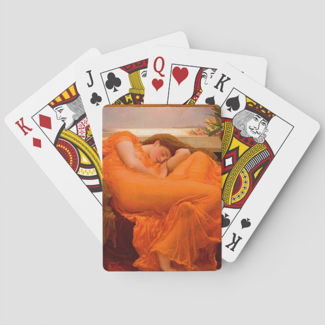 Jeu De Cartes Flaming June par Lord Frederic Leighton (dos)