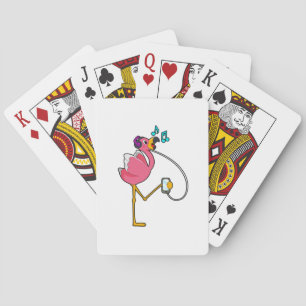 Jeu De Cartes Flamingo at Music with Headphone