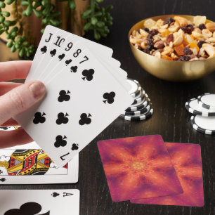 Jeu De Cartes Flamme flamboyante Phoenix brûler flocon de neige