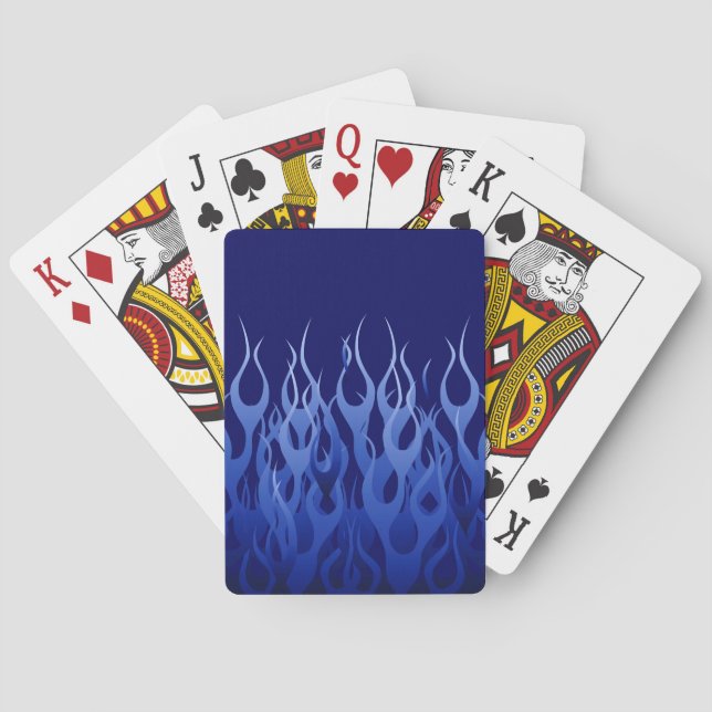 Jeu De Cartes Flammes cool Blue Racing (dos)