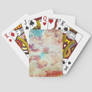 Jeu De Cartes Flèche de neige en plumes Ciel Nuages Galaxy Viole