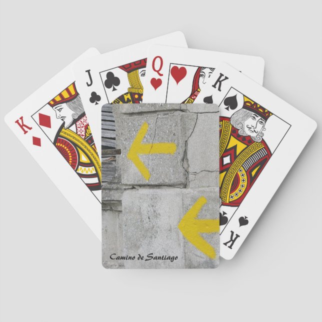 Jeu De Cartes Flèches Jaunes Lecture Des Cartes (dos)